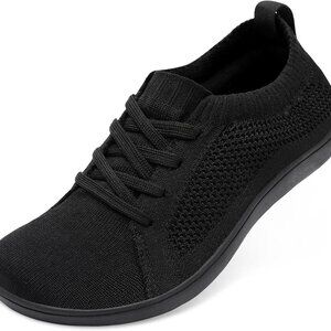 Women's Wide Toe Barefoot Shoes Knit Zero Drop Anti-Slip Casual Sneakers